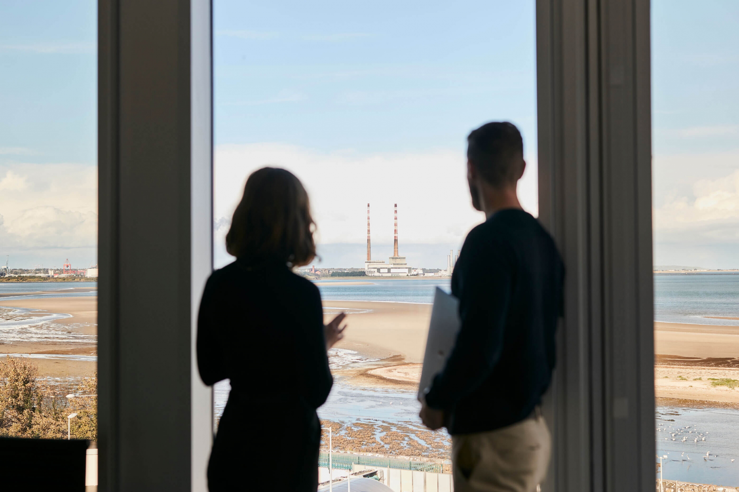 The Seamark Building Dublin View of Poolbeg